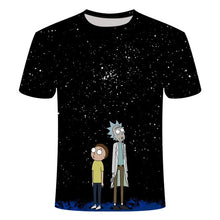 Load image into Gallery viewer, Rick and Morty By Jm2 Art 3D t shirt Men's