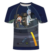 Load image into Gallery viewer, Rick and Morty By Jm2 Art 3D t shirt Men's