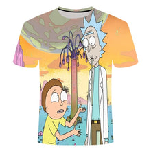 Load image into Gallery viewer, Rick and Morty By Jm2 Art 3D t shirt Men's
