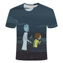 Load image into Gallery viewer, Rick and Morty By Jm2 Art 3D t shirt Men's