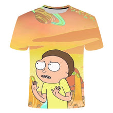 Load image into Gallery viewer, Rick and Morty By Jm2 Art 3D t shirt Men's
