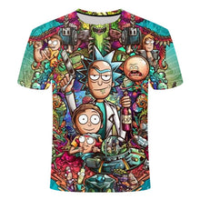 Load image into Gallery viewer, Rick and Morty By Jm2 Art 3D t shirt Men's