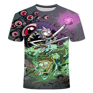 Rick and Morty By Jm2 Art 3D t shirt Men's