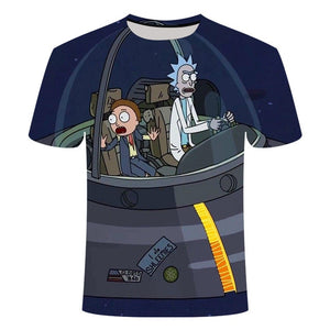 Rick and Morty By Jm2 Art 3D t shirt Men's