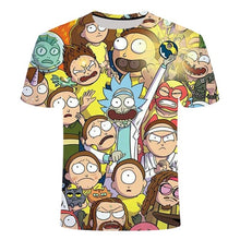 Load image into Gallery viewer, Rick and Morty By Jm2 Art 3D t shirt Men&#39;s
