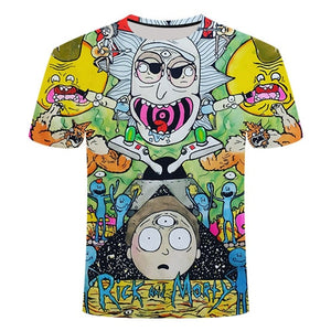 Rick and Morty By Jm2 Art 3D t shirt Men's