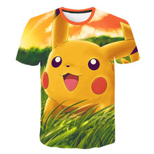 Load image into Gallery viewer, All pokemon Pikachu t shirt 3D printed T-shirt men&#39;s
