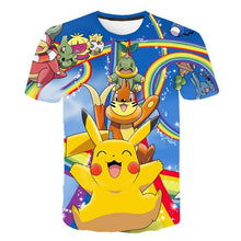 Load image into Gallery viewer, All pokemon Pikachu t shirt 3D printed T-shirt men&#39;s
